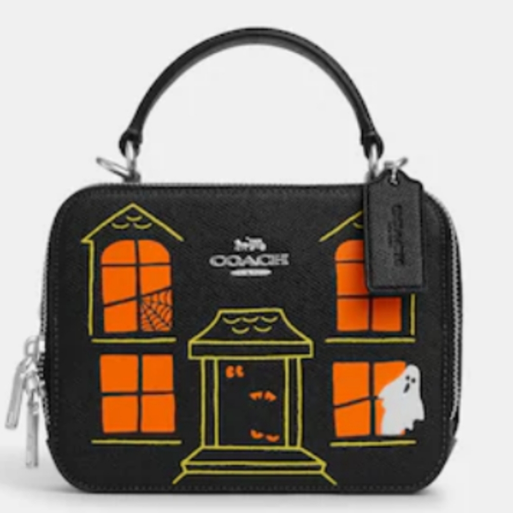 Coach Halloween Haunted House Lunchbox Bag - Picture 4 of 12
